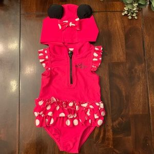 Disney Baby Girl’s Minnie Swimsuit 12-18 Months